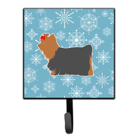 "Caroline's Treasures Winter Snowflake Yorkshire Terrier Yorkie Leash or Key Holder BB3534SH4, Small, Multicolor"