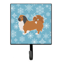 "Caroline's Treasures Winter Snowflake Pekingese Leash or Key Holder BB3538SH4, Small, Multicolor"