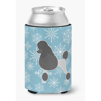 "Caroline's Treasures Winter Snowflake Poodle Can or Bottle Hugger BB3539CC, Can Hugger, Multicolor"