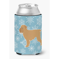 "Caroline's Treasures Winter Snowflake Brussels Griffon Can or Bottle Hugger BB3540CC, Can Hugger, Multicolor"