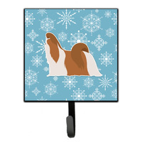 "Caroline's Treasures Winter Snowflake Shih Tzu Leash or Key Holder BB3546SH4, Small, Multicolor"