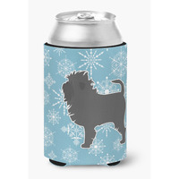 "Caroline's Treasures Winter Snowflake Affenpinscher Can or Bottle Hugger BB3548CC, Can Hugger, Multicolor"