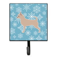"Caroline's Treasures Winter Snowflake Chihuahua Leash or Key Holder BB3550SH4, Small, Multicolor"