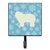 "Caroline's Treasures Winter Snowflake Komondor Leash or Key Holder BB3555SH4, Small, Multicolor"
