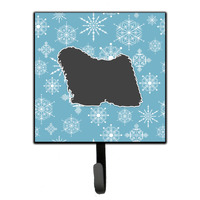 "Caroline's Treasures Winter Snowflake Puli Leash or Key Holder BB3563SH4, Small, Multicolor"