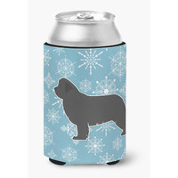 "Caroline's Treasures Winter Snowflake Newfoundland Can or Bottle Hugger BB3564CC, Can Hugger, Multicolor"