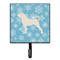 "Caroline's Treasures Winter Snowflake Anatolian Shepherd Leash or Key Holder BB3577SH4, Small, Multicolor"