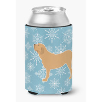 "Caroline's Treasures Winter Snowflake Fila Brasileiro Can or Bottle Hugger BB3579CC, Can Hugger, Multicolor"