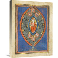 A Man Enthroned within a Mandorla in a Tree-Canvas Art-18"x24"