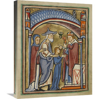 The Virgin as a Maiden in the Temple-Canvas Art-20"x24"