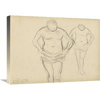Copies of Cezanne"s Bathers-Canvas Art-24"x18"