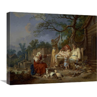 The Russian Cradle-Canvas Art-24"x20"