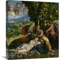 Mythological Scene-Canvas Art-19.58"x22"