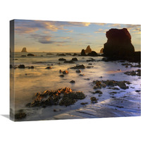 Seastacks, Lone Ranch Beach, Oregon-Canvas Art-24"x18"