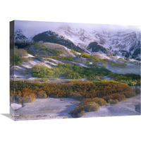 Elk Mountains with dusting of snow, Colorado-Canvas Art-24"x18"