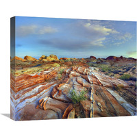 Rainbow Vista, Valley of Fire State Park, Nevada-Canvas Art-22"x18.26"