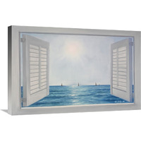 Open Shutters-Canvas Art-30"x20"