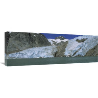 Northwestern Glacier spills from Harding Ice field, Kenai Fjords NP, Alaska-Canvas Art-36"x13.32"
