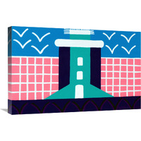 Lighthouse Series - #2-Canvas Art-30"x20"