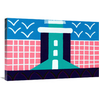 Lighthouse Series - #2-Canvas Art-36"x24"