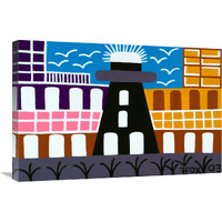 Lighthouse Series - #4-Canvas Art-30"x20"