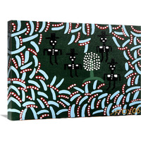 Secret Gardens 7-Canvas Art-32"x24"