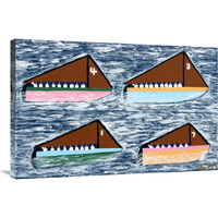 The Race-Canvas Art-36"x24"