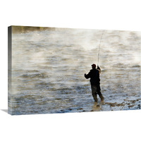 Early Morning Steam-Canvas Art-30"x20.1"