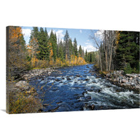 The Elk River-Canvas Art-40"x26"