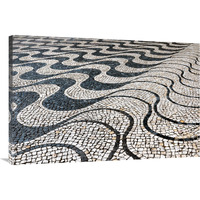 Tile Waves-Canvas Art-40"x26.8"