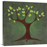 Tree Summer-Canvas Art-30"x30"