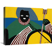 Guitarist 1-Canvas Art-24"x20"