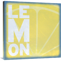 Citrus - Lemon-Canvas Art-36"x36"