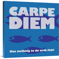 Morning Sentiments - Carpe-Canvas Art-36"x36"