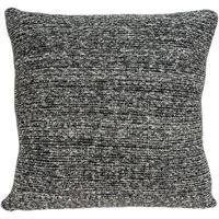 Parkland Collection Zumi Transitional Grey Pillow Cover With Poly Insert