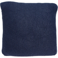 Parkland Collection Manni Transitional Blue Pillow Cover With Poly Insert