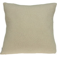 Parkland Collection Cassi Transitional Tan Pillow Cover With Poly Insert