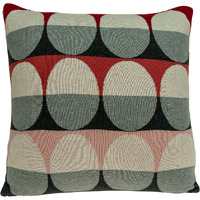 Parkland Collection Zinca Transitional Multicolor Pillow Cover With Poly Insert