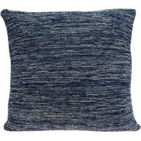 Parkland Collection Caliga Transitional Blue Pillow Cover With Poly Insert