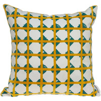 Parkland Collection Gola Contemporary Multicolor Pillow Cover With Poly Insert
