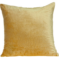 Parkland Collection Danbury Transitional Yellow Solid Pillow Cover With Poly Insert