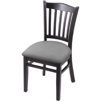 3120 18" Chair with Black Finish and Canter Folkstone Grey Seat