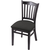 3120 18" Chair with Black Finish and Canter Iron Seat
