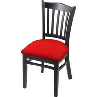 3120 18" Chair with Black Finish and Canter Red Seat