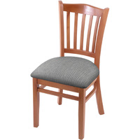 3120 18" Chair with Medium Finish and Graph Alpine Seat