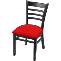 3140 18" Chair with Black Finish and Canter Red Seat