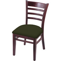3140 18" Chair with Dark Cherry Finish and Canter Pine Seat