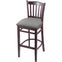3120 25" Counter Stool with Dark Cherry Finish and Graph Alpine Seat