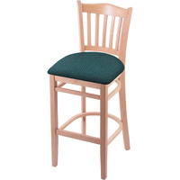 3120 30" Bar Stool with Natural Finish and Graph Tidal Seat