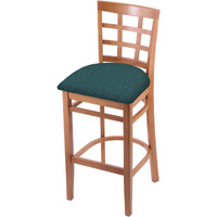 3130 25" Counter Stool with Medium Finish and Graph Tidal Seat